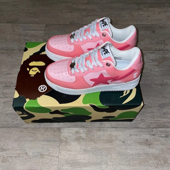 A Bathing Ape Bapesta ( Pink Camo ) womens - Picture 4 of 6